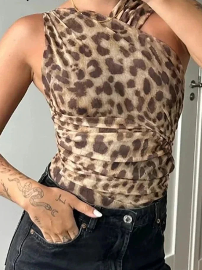 Body Feminino Leopardo