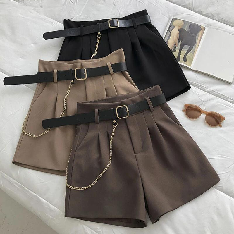 Short Saia Alfaiataria - Coffe