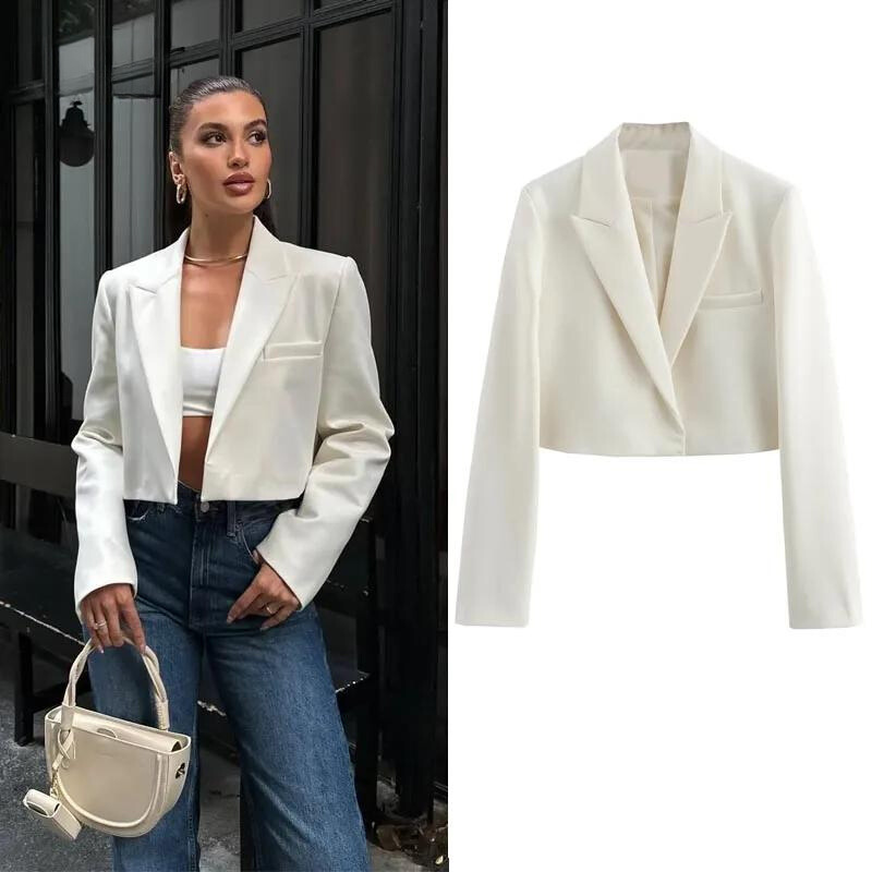 Cropped Blazer Feminino - Margot