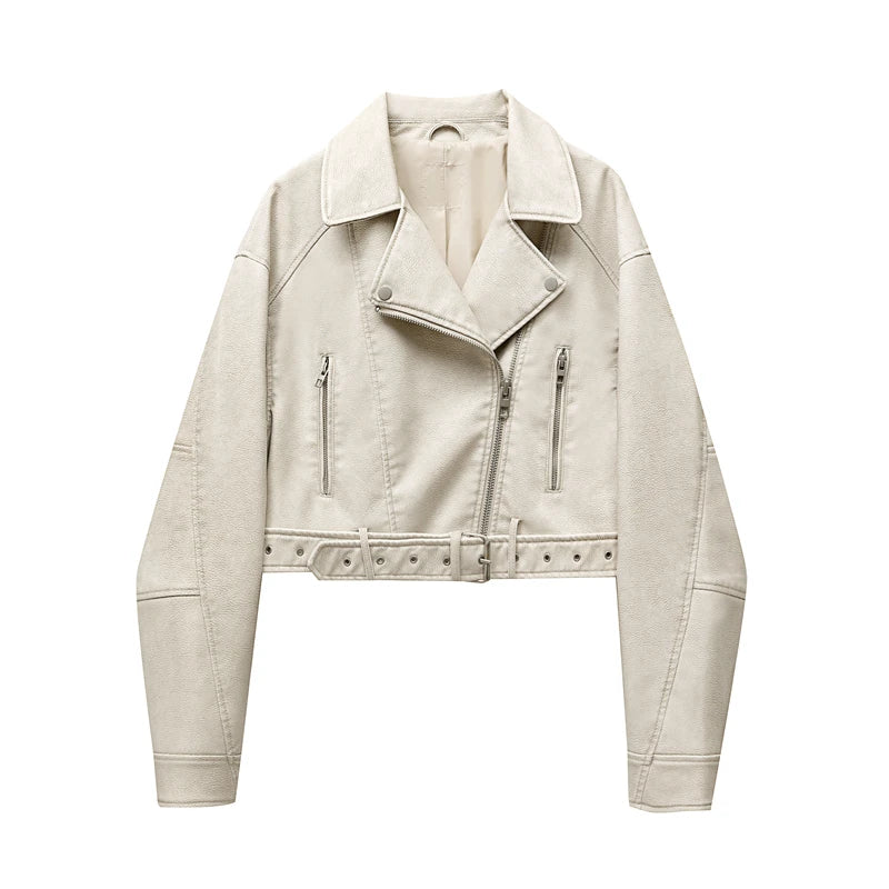 Jaqueta de Couro Daphne Jaqueta Finesse Off-White M 