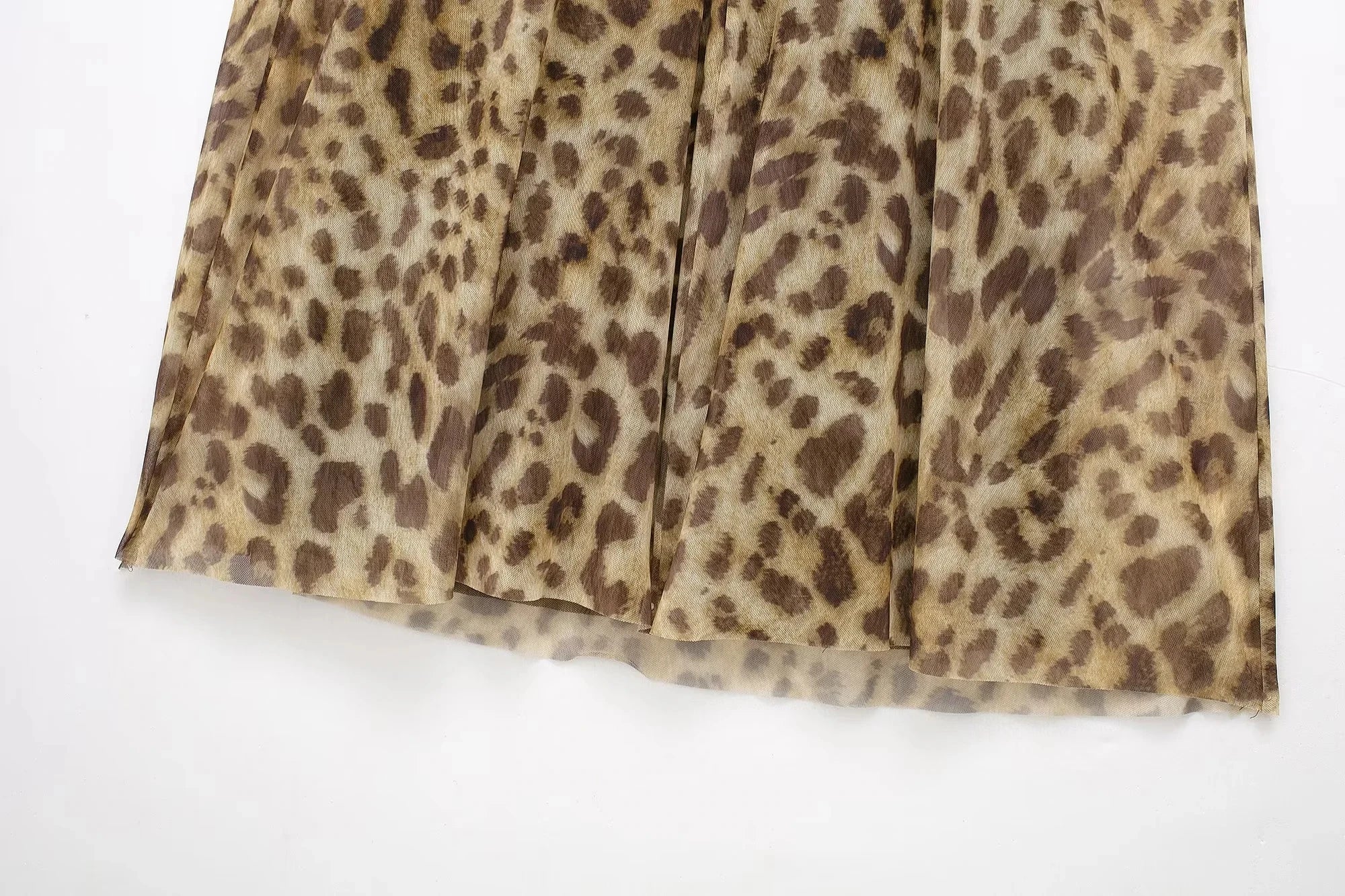 Vestido Longo de Oncinha - Animal Print