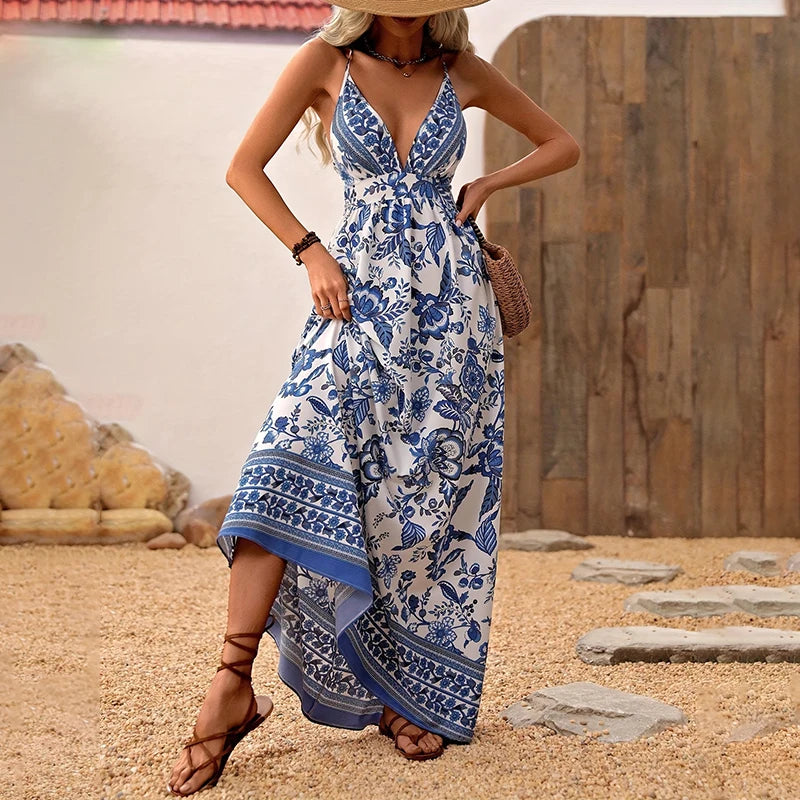 Vestido Floral Longo - Havaiana