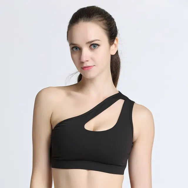 Top Fitness Alça Transversal - Unilateral Tops Finesse 