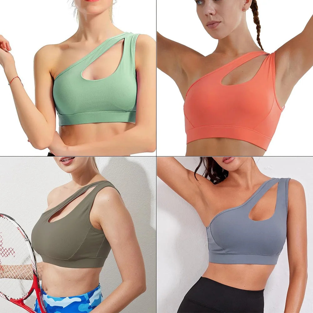 Top Fitness Alça Transversal - Unilateral Tops Finesse 