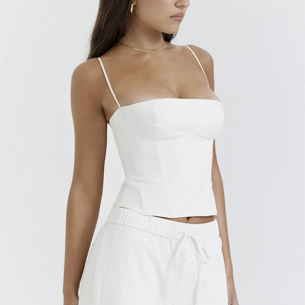 Top Corset Branco - Suzana