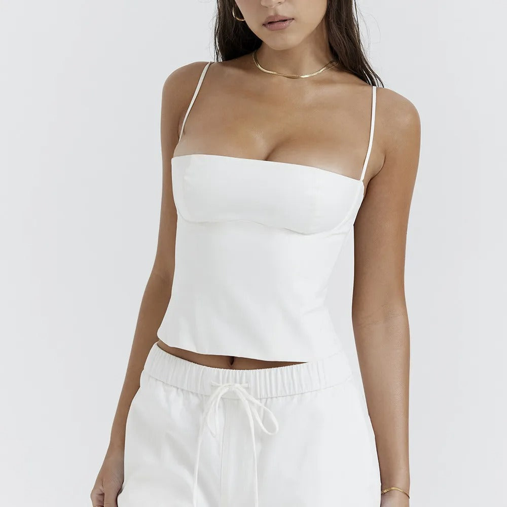 Top Corset Branco - Suzana