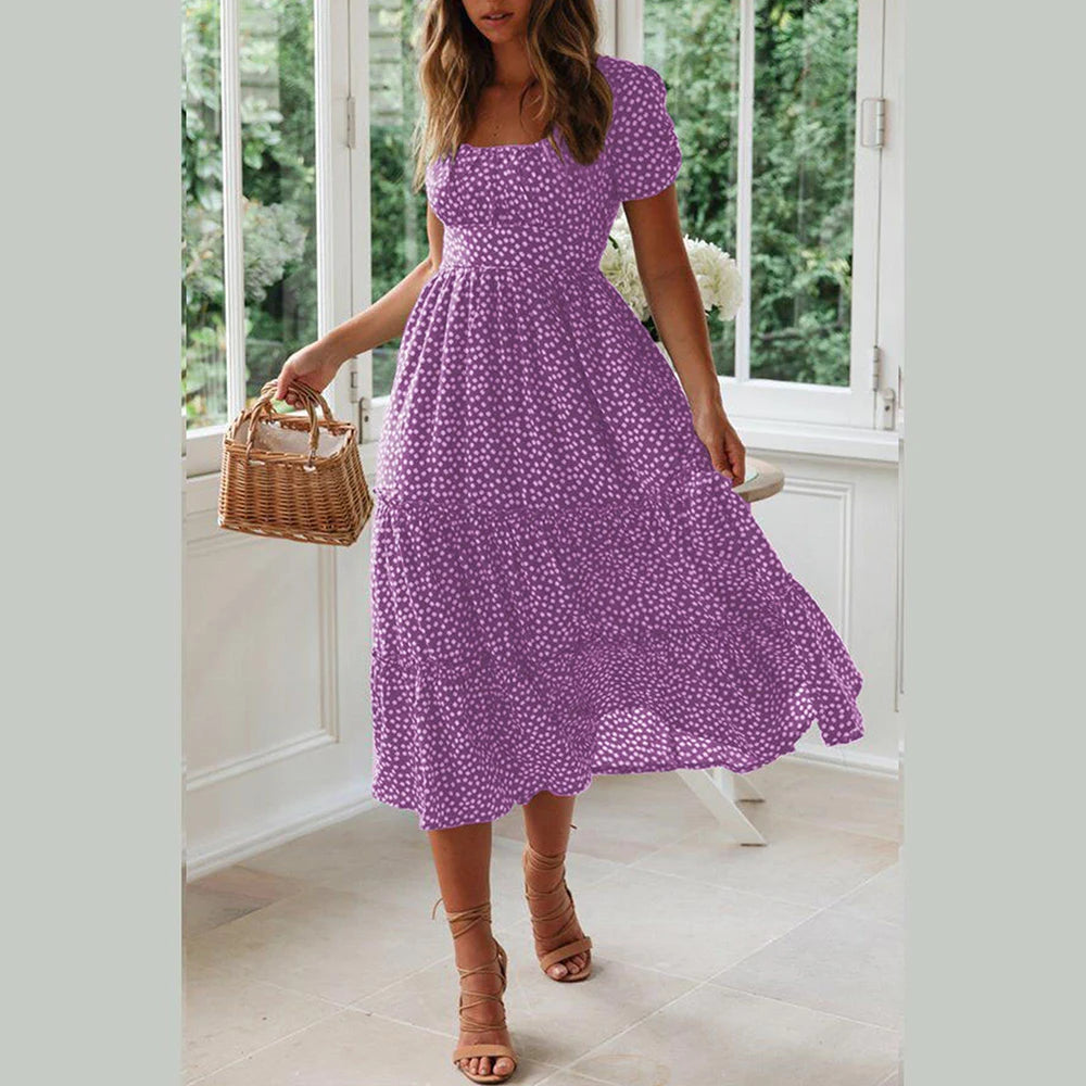 Vestido Midi Soltinho - Gizele lilás