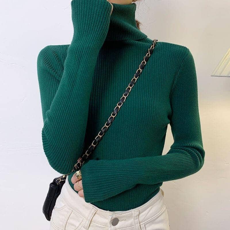 Blusa de Lã Catherine Blusa de Frio Finesse Verde Tamanho Único 