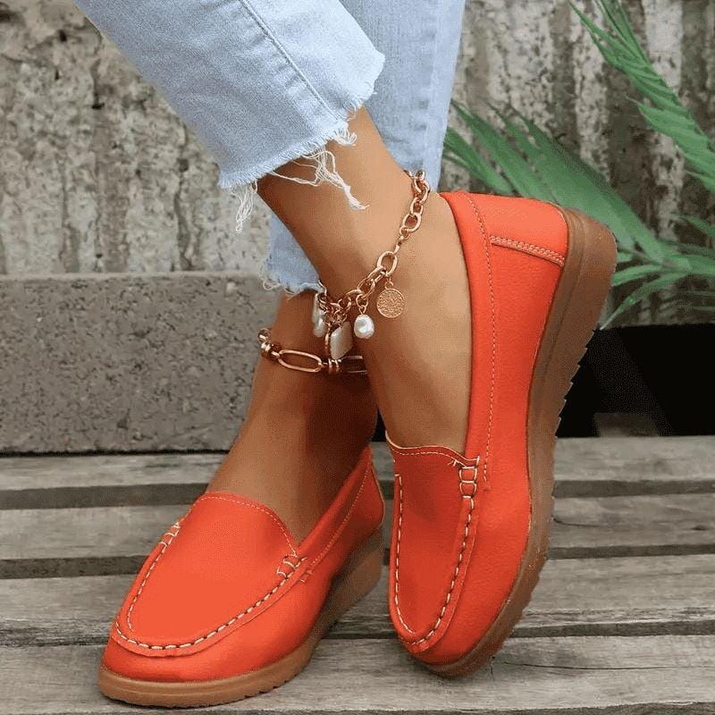 Mocassim Diana Mocassim Finesse Laranja 33 